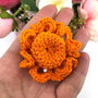Floare crosetate manual