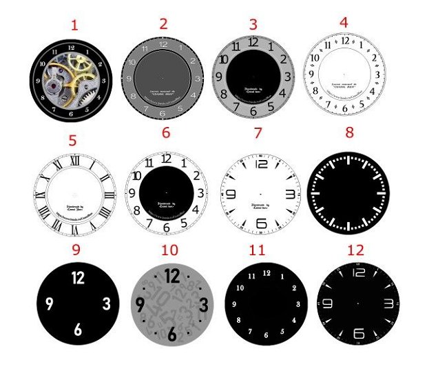 INIMI-ceas de perete (personalizabil)