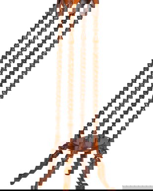 Masa pentru flori din lemn mahon