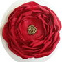 brosa floare rosie de matase