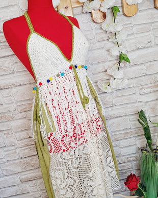 Maiou croșetat,hippie style