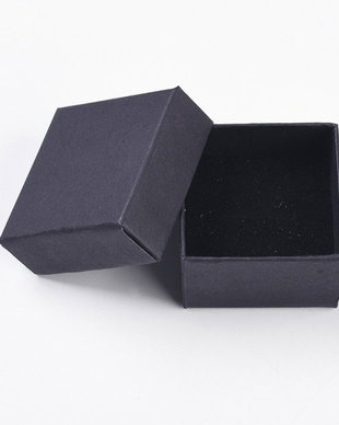 Cutie bijuterii neagra, 5.1x5.1x3.2cm