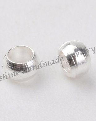 Crimp argintiu, 2mm (100buc)