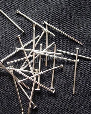 Ace cu cap argintii, 5cm (50 bucati)