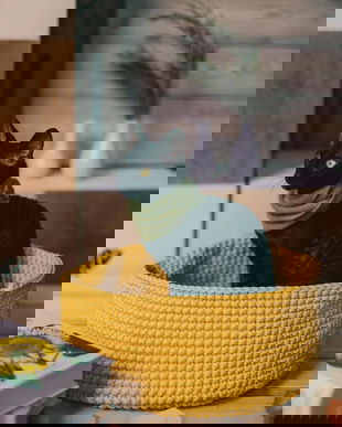 Cos pentru pisici, Cos de dormit, Cosulet depozitat, Cos crosetat, Cos de dormit pentru pisici, Cos pentru animale, Accesorii animale, Cos depozitat, Cos de dormit