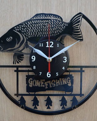 GONE FISHING-ceas de perete