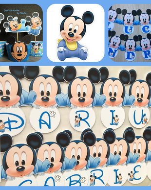 Ghirlanda Baby Mickey mouse/Banner baby Mickey mouse