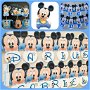 Ghirlanda Baby Mickey mouse/Banner baby Mickey mouse