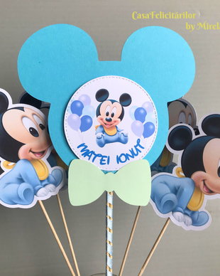 Decoratiune personalizata baby Mickey mouse