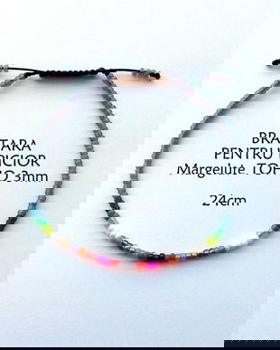 Anklet*Bratara pentru picior*Margelute TOHO*Bratara reglabila*Bratara glezna