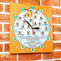 Ceas lemn personalizat pentru educatoare/invatatoare  cadou sfarsit de an scolar pentru clasa albinutelor
