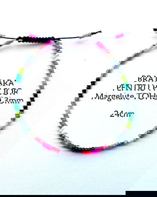 Anklet*Bratara pentru picior*Margelute TOHO*Bratara reglabila*Bratara glezna