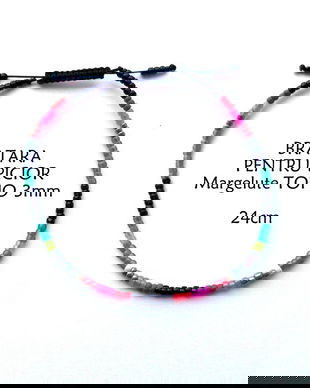 Anklet*Bratara pentru picior*Margelute TOHO*Bratara reglabila*Bratara glezna