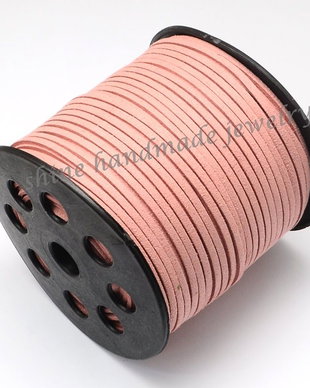 Snur Suede Dark Salmon, 2.7x1.4mm