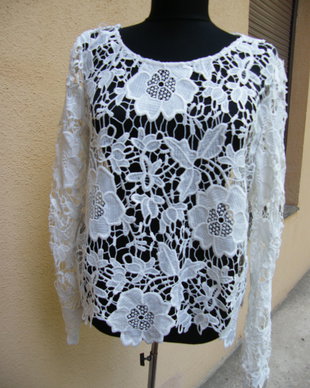 Bluza dantela mar.44 H&M