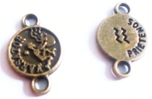 Link metalic banut zodiac Varsator bronz