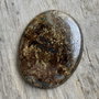 Cabochon bronzit, 37x30 mm