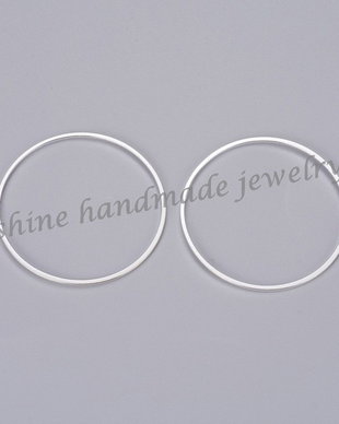 Link argintiu rotund, 20x1mm