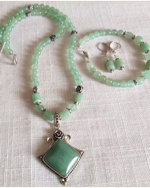 SET-AVENTURIN VERDE