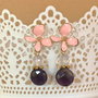CERCEI~PINK SHADOWS~ametist,opalit,email,accesorii aurite HQP