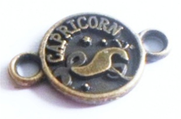 Link metalic banut zodiac Capricorn bronz