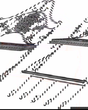 Cuier din fier forjat antik brown