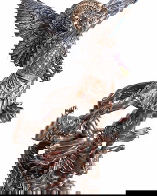 Lucifer- statueta din rasini cu un strat ceramic