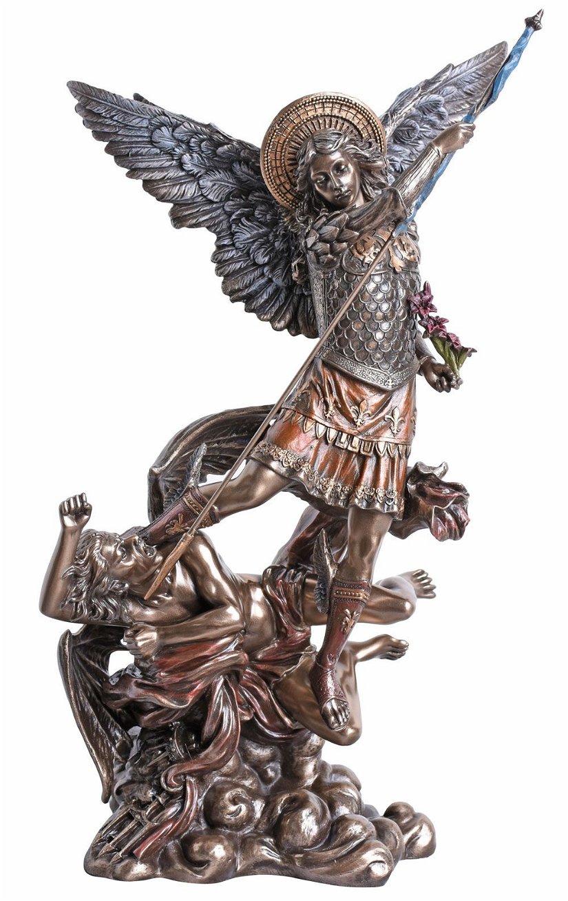 Lucifer- statueta din rasini cu un strat ceramic