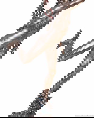 Hermes  - statueta din rasini cu un strat ceramic