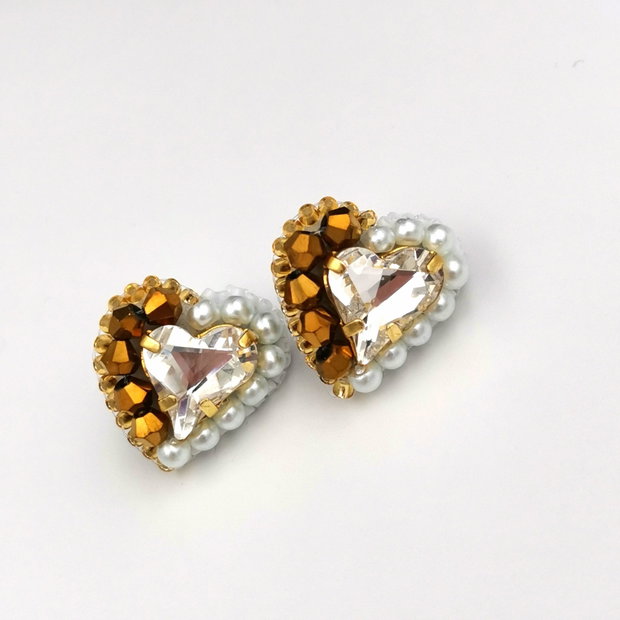 Rezervat Cercei butoni- Hearts