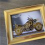 Motocicleta Triumph Cod M 579, Motocicleta piese de ceas, Cadou Tablou cu masini, Cadouri barbati