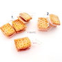 Biscuiti Leibniz cu crema - cercei atarnatori