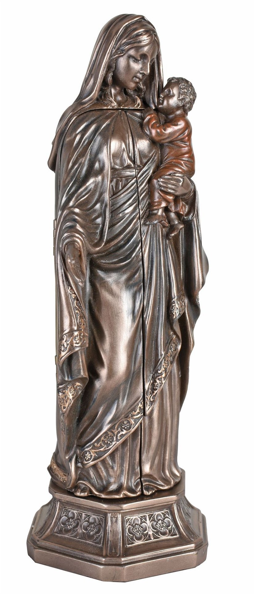 Sfanta Maria - statueta triptica din rasini