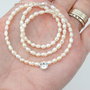 Lantisor / Choker / Perle de cultura / Charm Swarovski / Argint 925