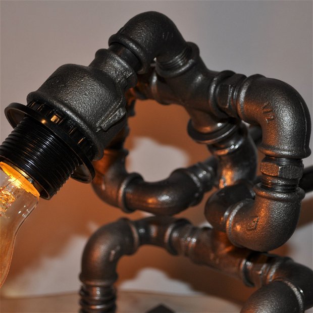 lampa schior steampunkdesigncj, lampa steampunk, corp de iluminat