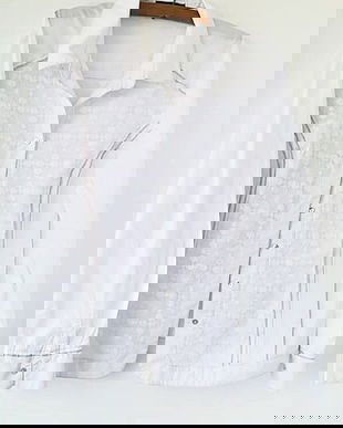 camasa alba de bumbac fantezie dantelata ,Bonita , 44