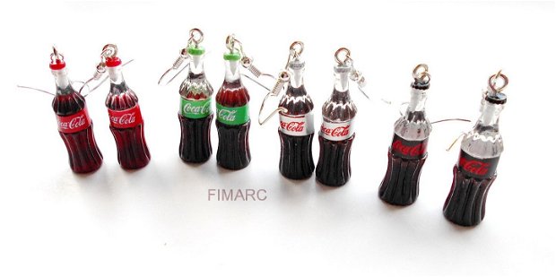 ''4 Coca Cola''- cercei atranatori