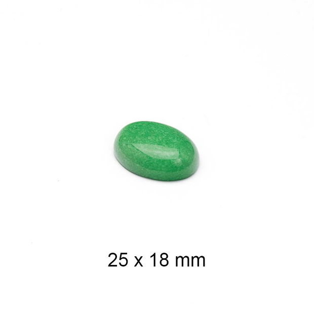 Cabochon Jad Malaezia, 25 x 18 mm, B-30