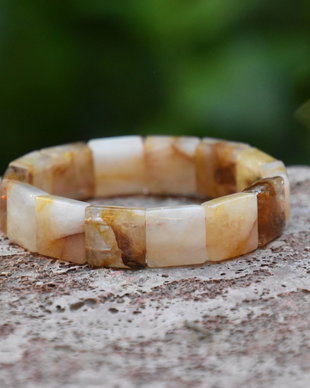 Bratara elastica din pietre naturale de cuart