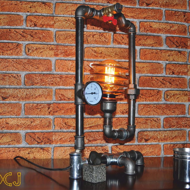 lampa steampunkdesigncj, lampa steampunk, corp de iluminat