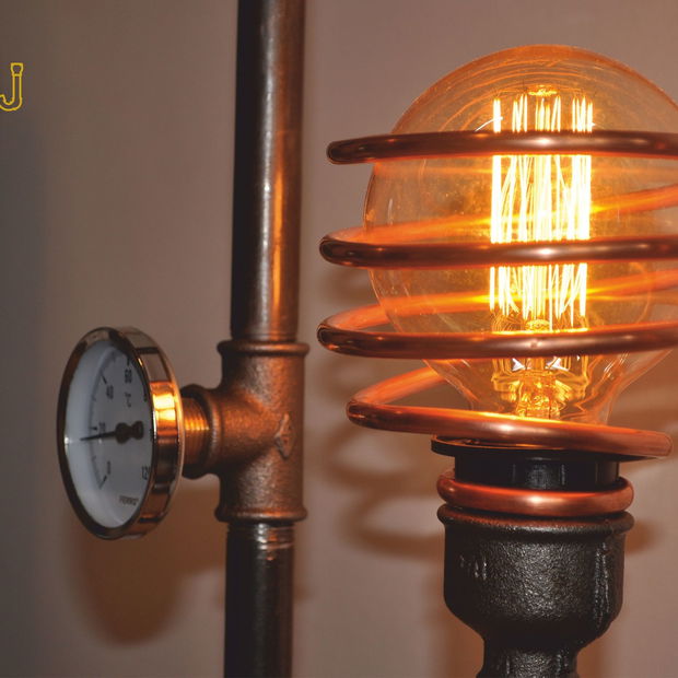 lampa steampunkdesigncj, lampa steampunk, corp de iluminat