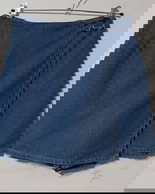 Fusta pantalon din jeans anii 90