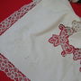 Napron cu dantela si broderie