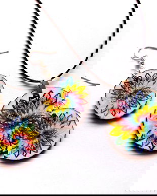 set bijuterii lemn 40689