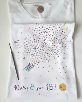 Tricou pictat Party