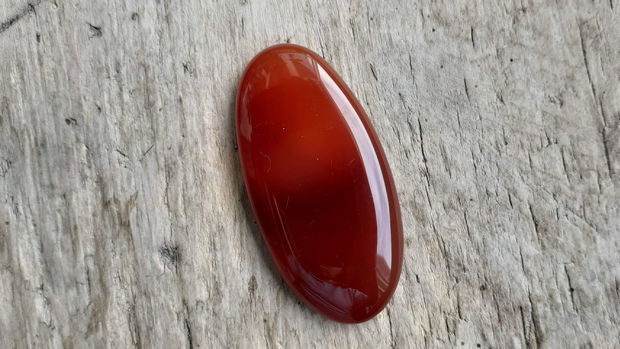 Cabochon carneol, 42x25 mm