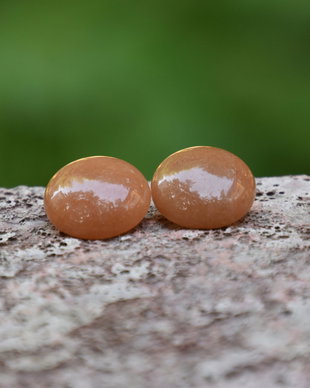 Cercei aventurin orange