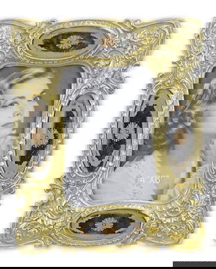 Rama foto aurie din rasini