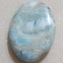 Cabochon MASIV din larimar cu incluziuni de cupru, cobalt si vanadiu (lucrat manual in INDIA) aprox  8x31x44.5 mm