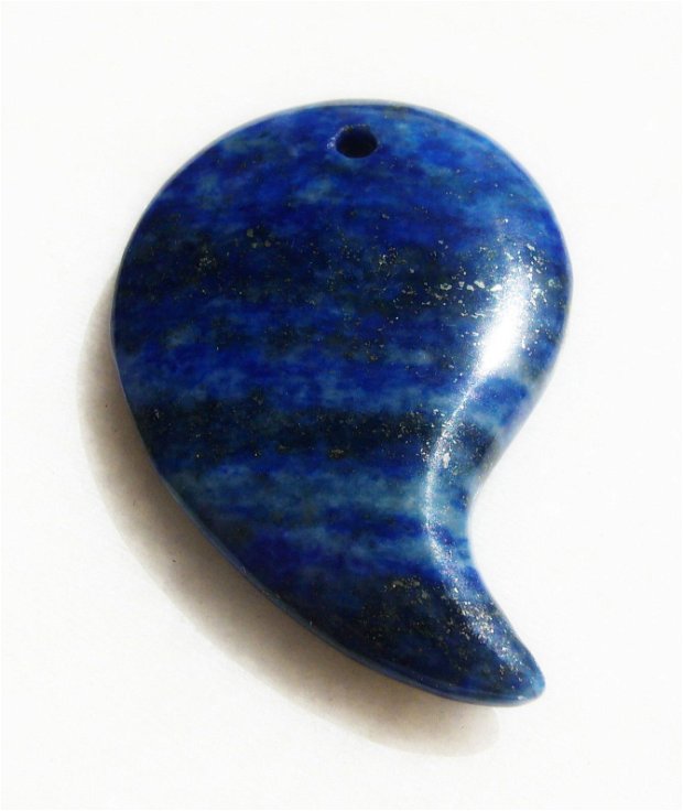 Pandantiv din lapis lazuli aprox 7x27.5x39 mm